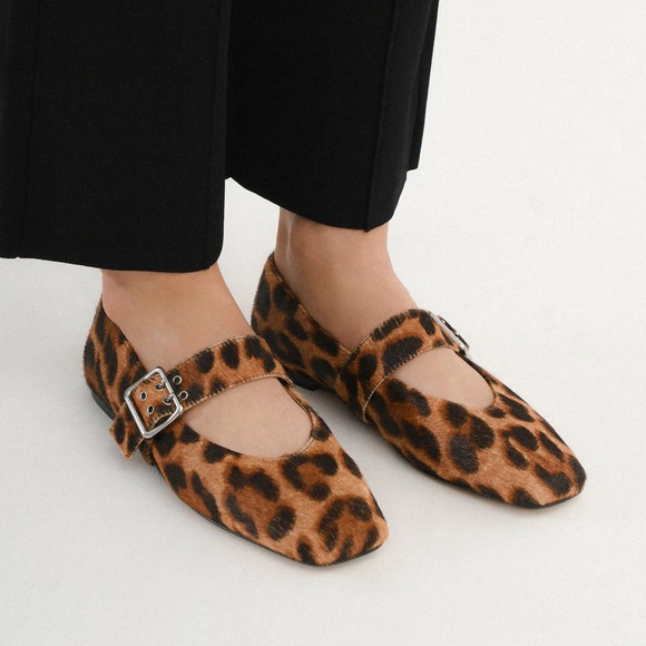 Jo Mercer Sarah Casual Flats Ocelot Leather ( leopard print ) - Picture 1 of 12